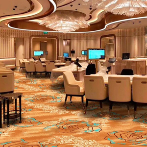 Tapis Jacquard en Nylon de Haute Qualité Fabriqué <span class=keywords><strong>à</strong></span> la <span class=keywords><strong>Machine</strong></span>, Idéal pour Hôtels, Casinos, Salles de Bal, Salles de Banquet et Salles de Mariage - Vente Chaude - Product Image 2