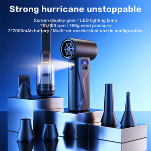 Souffleur électrique puissant 110000 tr/min avec écran LCD, lumière LED <span class=keywords><strong>et</strong></span> filtre lavable pour un nettoyage multi-usages - Product Image 1
