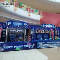 Jeux de stand de fête foraine Tolefun CE pour tous les âges, jeux de fête foraine, jeux d'attaque de dinosaures, jeux de sport d'intérieur, machine de jeu amusante à vendre