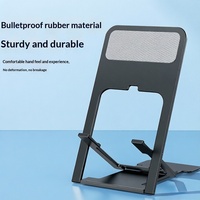 Support de bureau pliable en plastique portable pour diffusion en direct, support universel pour tablette, cours en ligne, réglable, logo personnalisable