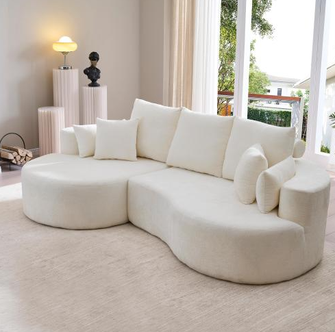 Blanc + Tissu + 4 places