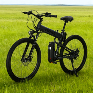 Vélo électrique pliable pour adulte SourceFactory, batterie lithium amovible, bici elettrica, fahrrad elektro - Product Image 1