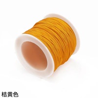 0.8mm coloré tressé Nylon bricolage matériel pour la fabrication de bijoux mode fil à coudre cordon bijoux Jade fil noeud perles chaîne