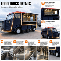 Équipement de cuisine personnalisé pour camion de restauration mobile, outils de cuisson, congélateur, restaurant