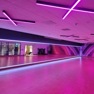 Led tuyến tính ánh sáng Trần colour lần lượt có thể Trắng 3000k-6500K CCT RGBW màu thay đổi Dali Dimmable cho mặt dây chuyền tuyến tính chiếu sáng - Product Image 5