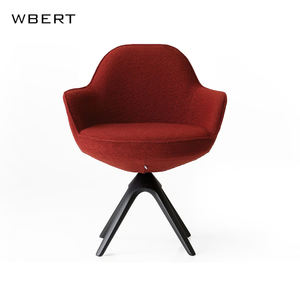 WBERT Style italien moderne Minimal personnalisé accoudoir de salon avec dossier rotatif hôtel tissu meubles de maison chaise de salle à manger - Product Image 2
