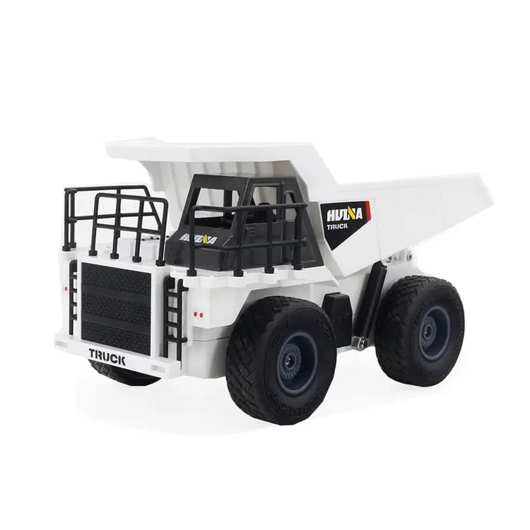 HUINA New 1559 1:24 Semi-alloy 9-channels Remote Control Excavator and Dump Truck 2 in 1 RC Model Construction Set For Gifts