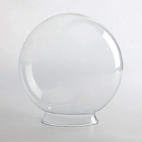 Abat-jour en verre opale blanc laiteux soufflé sur mesure, boule de verre ronde soufflée à la main, couvercle de lampe pour remplacement de suspension ou applique murale