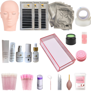 Kit de Entrenamiento Profesional <span class=keywords><strong>para</strong></span> Artistas de Pestañas, Kit de Iniciación <span class=keywords><strong>para</strong></span> Extensión de Pestañas, Limpiador de Espuma Butterfly, Kit de Iniciación <span class=keywords><strong>para</strong></span> Dominio Clásico de Pestañas - Product Image 1