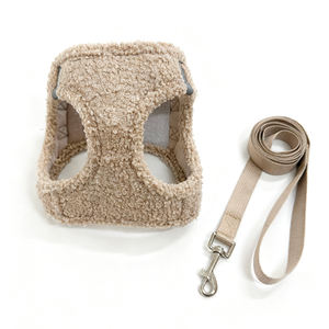 Arnés y Correa Ajustables, Transpirables y Duraderos de Poliéster para Perro, Diseño de Lujo con Felpa Cálida, Lavable, para <span class=keywords><strong>Perros</strong></span> Pequeños y Medianos - Product Image 1