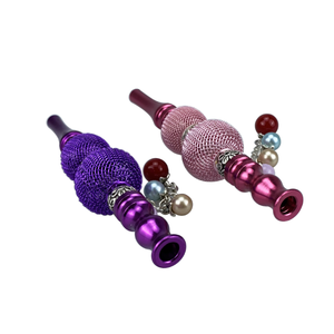 Venta al por mayor portátil hookah accesorios joyas decoradas tienda original fumar accesorios hookah boquilla para las mujeres - Product Image 3