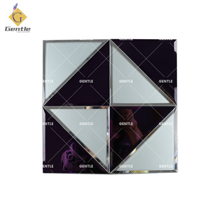 Carrelage de mosaïque de forme régulière, miroir en <span class=keywords><strong>verre</strong></span>, carrelage de mosaïque auto-adhésif, carrelage de cuisine, dosseret - Product Image 2