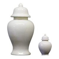 Pot de gingembre blanc en céramique, vente en gros