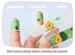 Yeso para heridas de dibujos animados, diferentes patrones, tirita de yeso impermeable para niños - Product Image 4