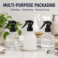 Vente en gros de flacons pulvérisateurs miniatures de 250 ml, couleur personnalisée, flacon en plastique vide pour le nettoyage, le jardinage, les soins personnels