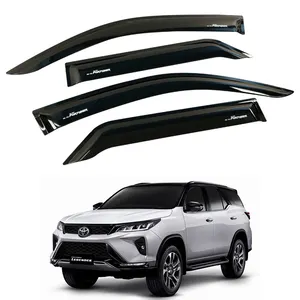 Suitable Body Kit Car Window Sun Rain Visors 4PCS/set Super Vent Shade Deflector Guard Shield for Toyota Fortuner