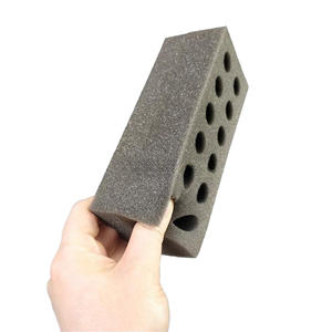 Bandeja de Espuma de Poliuretano <span class=keywords><strong>EPE</strong></span>/EVA Negra, Personalizada, con Corte a Troquel, Absorbente de Impactos, para Almacenamiento de Tubos de Ensayo, Material Protector, Embalaje de Espuma - Product Image 5