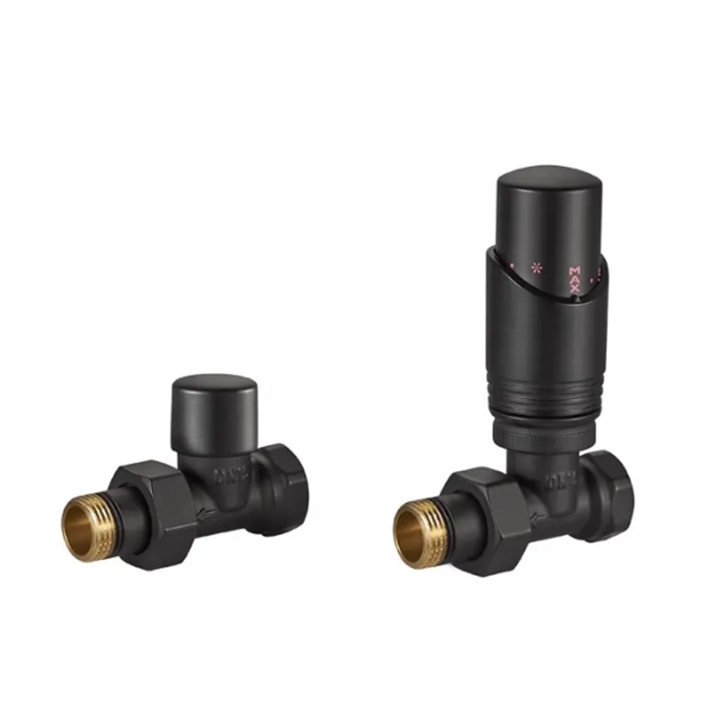 TRV Straight Thermostatic Radiator Valve for Water Floor Heating System