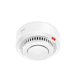 Detektor Asap Strobo Wifi Cerdas, Alat Pendeteksi Asap Sistem Alarm Nirkabel Alarm Tuya App Tuya