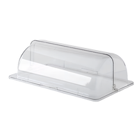 Panier à gâteau durable SJ, panier à pain, polycarbonate PC, couvercle rabattable, couvercle de nourriture en forme de dôme