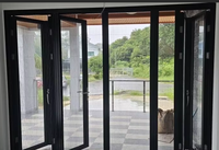 JUNYAO OEM Système de suspension sur roulettes personnalisé à poussée douce, installation facile, pour portes résidentielles et villas, conforme aux normes AS2047 CE NFRC