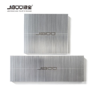 Grille circulaire antidérapante à points convexes et denses pour drain de sol linéaire, idéale pour la zone arrière de la cuisine, haute capacité de charge, personnalisable - Product Image 1