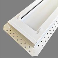 Rejilla de Ventilación Plana Oculta de Metal para Empotrar en Pared, Salida de Aire para Aire Acondicionado Central HVAC