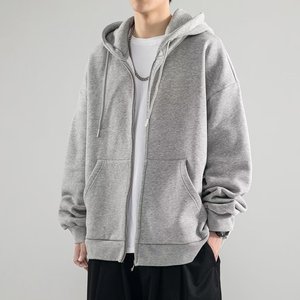 Felpe <span class=keywords><strong>con</strong></span> <span class=keywords><strong>cappuccio</strong></span> da <span class=keywords><strong>uomo</strong></span> autunno inverno <span class=keywords><strong>con</strong></span> Zip semplice <span class=keywords><strong>con</strong></span> tasca semplice Casual sport quotidiani Outdoor Design felpe <span class=keywords><strong>con</strong></span> motivo solido - Product Image 3