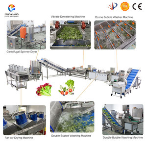 1-3t/h Leafy Greens Salad Vegetable Cutting Washing and Drying Machine - Product Image 2