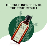Marque privée Nouvelle huile à base de plantes pour le romarin et la menthe pour le renforcement des cheveux Usage quotidien Nourrit la croissance du cuir chevelu Huile capillaire au romarin