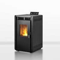 Poêle à granulés autoportant moderne JOOCHEN 6KW CR-10-2, chauffage économique WiFi pour usage intérieur dans les hôtels et les villas
