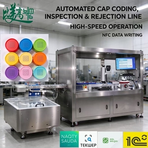 Máquina de Marcado Láser UV de Alta Estabilidad para Tapas de Botellas, Alimentación Automática Rápida y Precisa, y Detección Confiable de Productos con Defectos - Product Image 1
