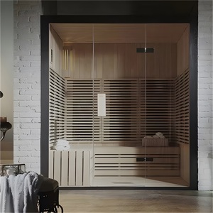 Sauna intérieur pour <span class=keywords><strong>3</strong></span> personnes Design moderne spectre complet infrarouge médical faible force électromotrice - Product Image 6