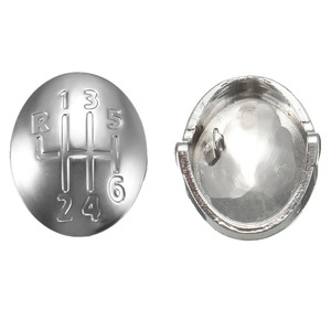 Car Gear <b>Shift</b> <b>Knob</b> Cover Aluminum Alloy 5 Speed 6 Speed For Renault Manual Transmission Rustproof - Product Image 4