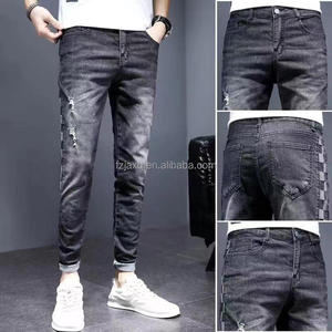 Wwn Venta al por Mayor a Bajo Precio, Jeans Ajustados de Moda para Hombre y Mujer, Jeans Apilados - Product Image 2