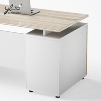 Bureau d'Ordinateur Haut de Gamme, Meuble de Direction, Bureau de Réception Exécutif, Petite Table de Bureau à Domicile, en Bois