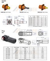Connecteurs pour stockage d'énergie 6mm 8mm 12mm 14mm