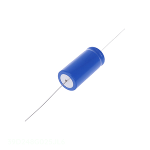 Condensador de canal del fabricante CAP ALUM 2400UF 25V AXIAL TH 39D248G025JL6 2400 uF de montaje a través de orificio - Product Image 1