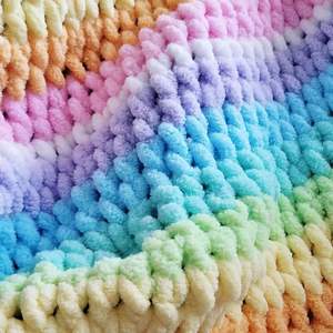 Hilo de Chenilla Grueso <span class=keywords><strong>para</strong></span> Tejer a Crochet y con Agujas, Hilo Suave y Grueso <span class=keywords><strong>para</strong></span> Mantas de Bebé, <span class=keywords><strong>para</strong></span> Principiantes en Costura - Product Image 4