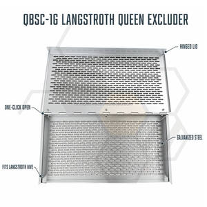Equipo de Apicultura, Controlador de Abejas Reina Langstroth de Metal Galvanizado con Tapa Abatible, Diseño de Apertura con un Clic - Product Image 4