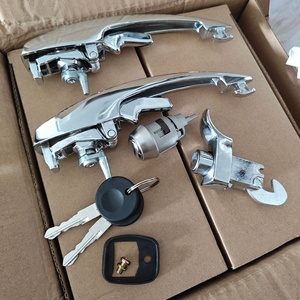 Q xe bên ngoài xử lý khóa đánh lửa cổng sau khóa thiết lập 111837205j 111837205 1bm827503 1bm837205 cho Volkswagen Bọ Cánh Cứng 1968-1979 - Product Image 5