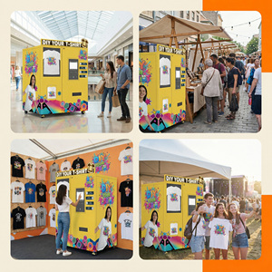 2026 New Trend DIY Clothing Self-Service Printer Vending Machine Accommodates Short-sleeved Shirts or Sweatshirts for Sale Vendi - Product Image 2