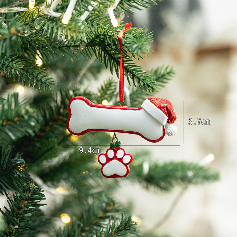 จี้เรซินขนาดเล็กพิมพ์รูปอุ้งเท้าสุนัข