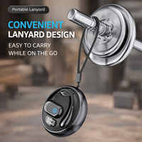 Earbuds TWS Gyro Digital Display HiFi Headset Nirkabel Olahraga Konduksi Udara Latensi Rendah ENC Earphone Fones De Ouvido