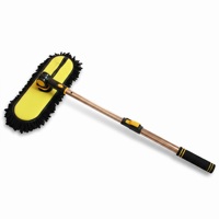 Brosse de lavage de voiture rétractable en chenille, microfibre ultra douce, sans rayures, outil de detailing automobile, manche extensible pour voiture, camion, SUV