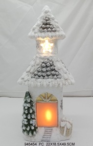 Cerámica interior casa decoración hogar regalos Maison Tableau tealight casa - Product Image 2