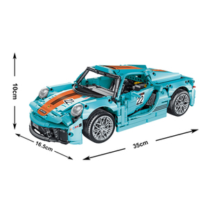 023017-3 <strong>Technical</strong> Super Speed Racing Car Building Blocks 918 Famous Vehicle Model Bricks Assembly Toys Christmas for Kids Gifts - Product Image 6