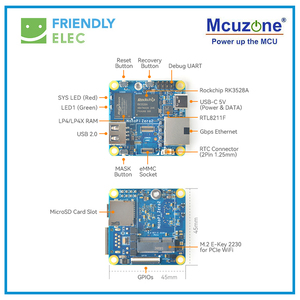 NanoPi Zero2 Mini Board,RK3528A, FriendlyElec, 1GB/2GB RAM+0/32G/64G EMMC. A Super Tiny Fast Gige Computer,MT7922(WiFi6E),8822CE - Product Image 6