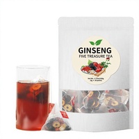 Teh Ginseng Lima Harta & Delapan Harta dalam Kemasan untuk Pria 150g (30 Bungkus)