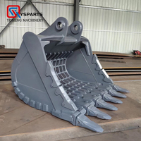 Penjualan Langsung Pabrik Peralatan Berat Pengolah Tanah EC280 EC290 EC300 EC330B EC340 EC360LC Excavator Skeleton Sieve Grid Bucket
